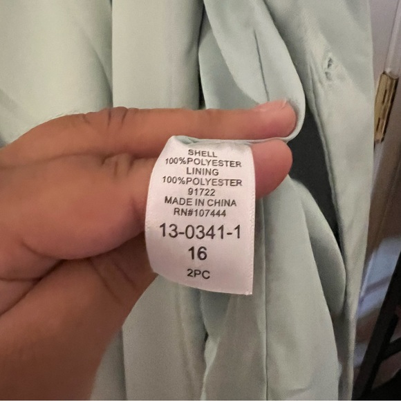 Business Casual Jessica London Double Breasted Two Piece Blazer Dress‎ Suit - Picture 6 of 9